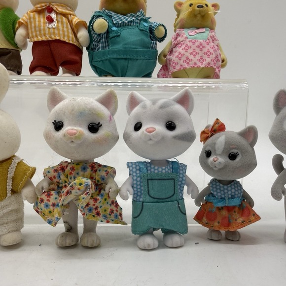 Sylvanian Families Calico Critters Lil Woodzeez Lot Mixed Rabbit Sheep Cat More - Picture 5 of 7
